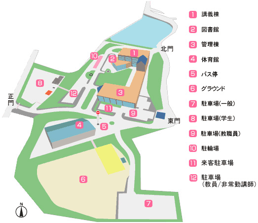 守山キャンパス　マップ