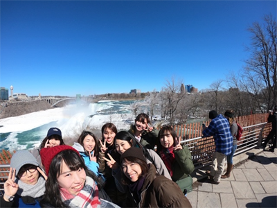 観光中の写真